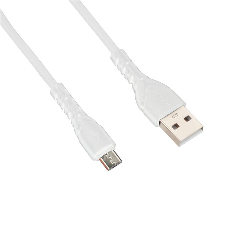 Кабель Proda PD-B47m USB - micro USB (M/M), 1 м, White (PD-B47m-WHT) | ARAGO