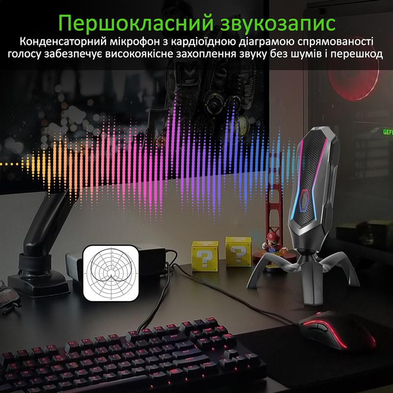 Мікрофон Vertux Marshal Black | ARAGO