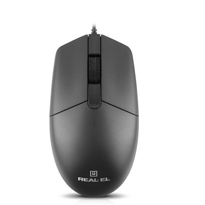 Миша REAL-EL RM-210 Black (EL123200036) | ARAGO