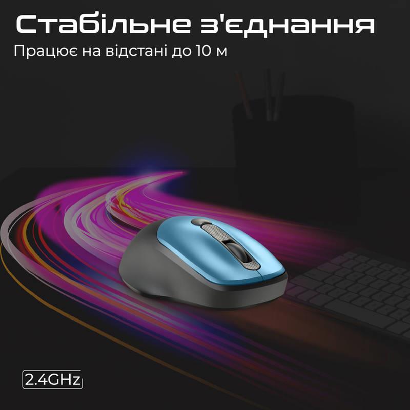 Миша бездротова Promate UniGlide Blue | ARAGO