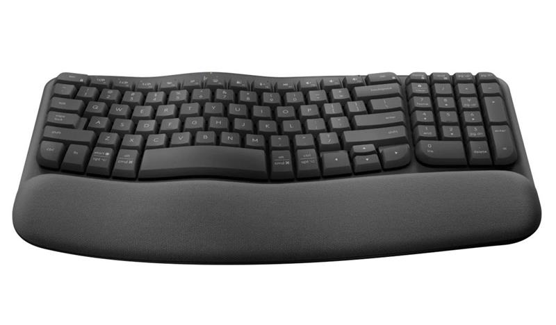 Клавiатура бездротова Logitech Wave Keys Wireless Graphite (920-012304) | ARAGO