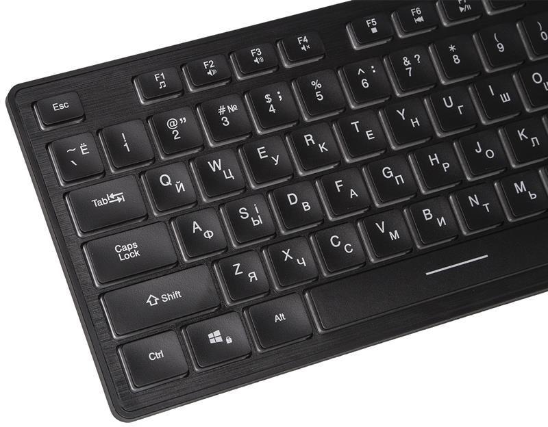 Клавіатура REAL-EL Comfort 7070 Ukr Black | ARAGO