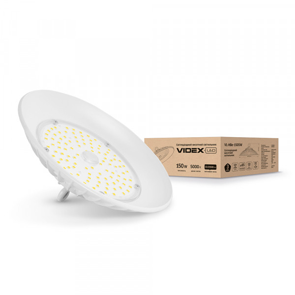 картинка LED світильник висотний ХайБей VIDEX 150W 5000K білий от магазина Компания+