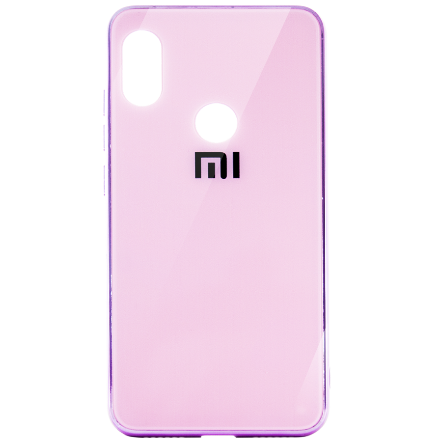 Силикон Glass Case Xiaomi Redmi Note 6 Pro розовый | ARAGO