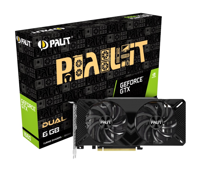 GF GTX 1660 6GB GDDR5 Dual Palit (NE51660018J9-1161C) | ARAGO