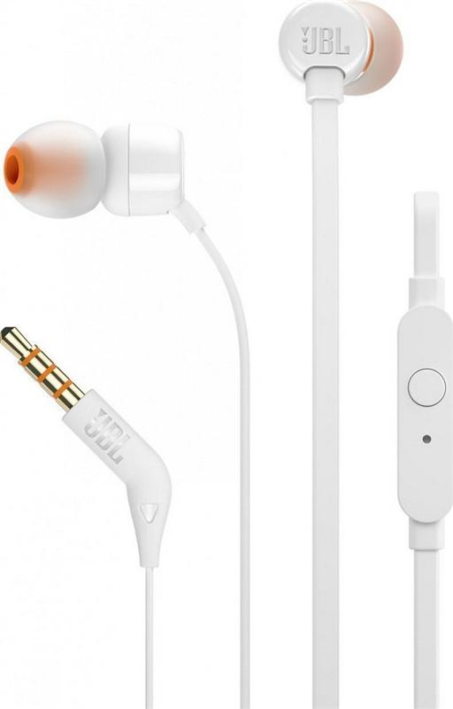 Гарнитура JBL T110 White (JBLT110WHT) | ARAGO