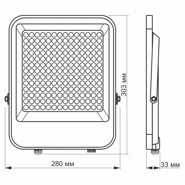 картинка LED прожектор VIDEX PREMIUM F2 150W 5000K от магазина Компания+