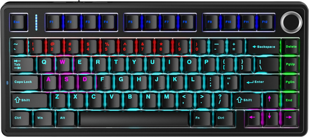 Клавіатура Aula F75 Black (6948391202846) | ARAGO
