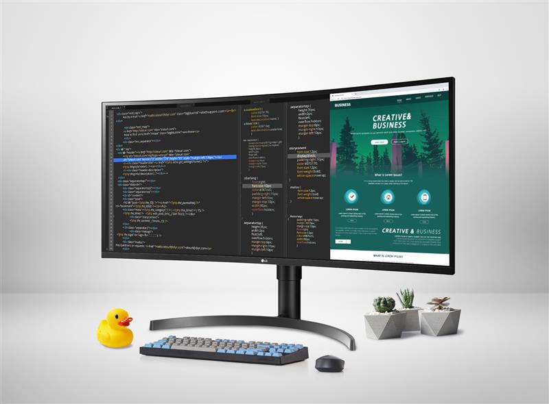 LG 35" UltraWide 35WN65C-B VA Black Curved | ARAGO