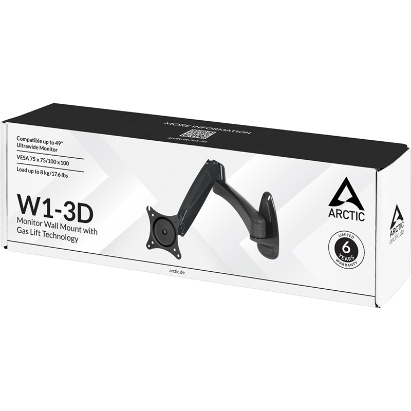 картинка Настінне кріплення Arctic W1-3D (AEMNT00032A) от магазина Компания+
