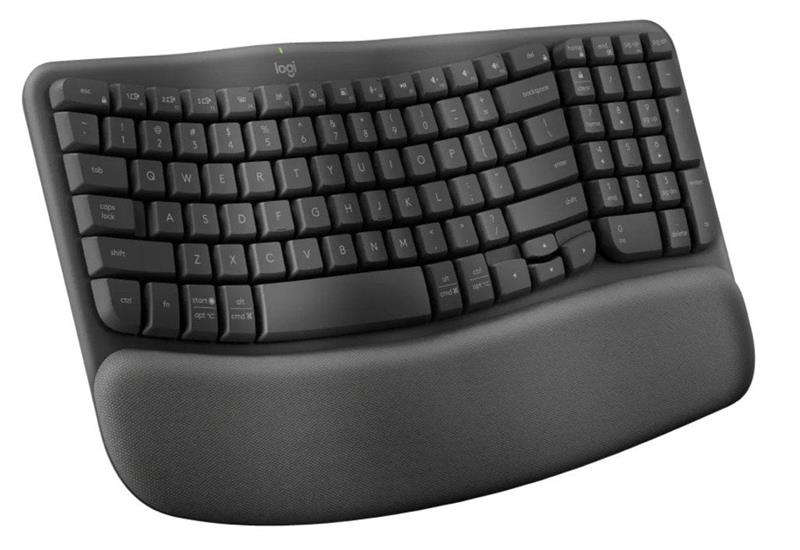 Клавiатура бездротова Logitech Wave Keys Wireless Graphite (920-012304) | ARAGO