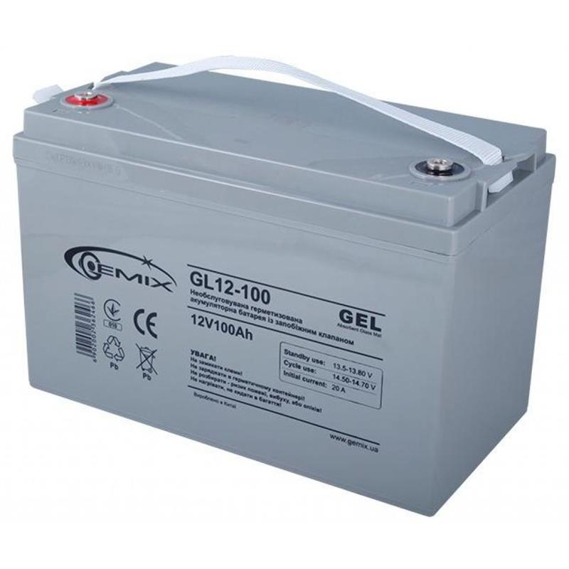 Аккумуляторная батарея Gemix 12V 100AH (GL12-100) GEL | ARAGO