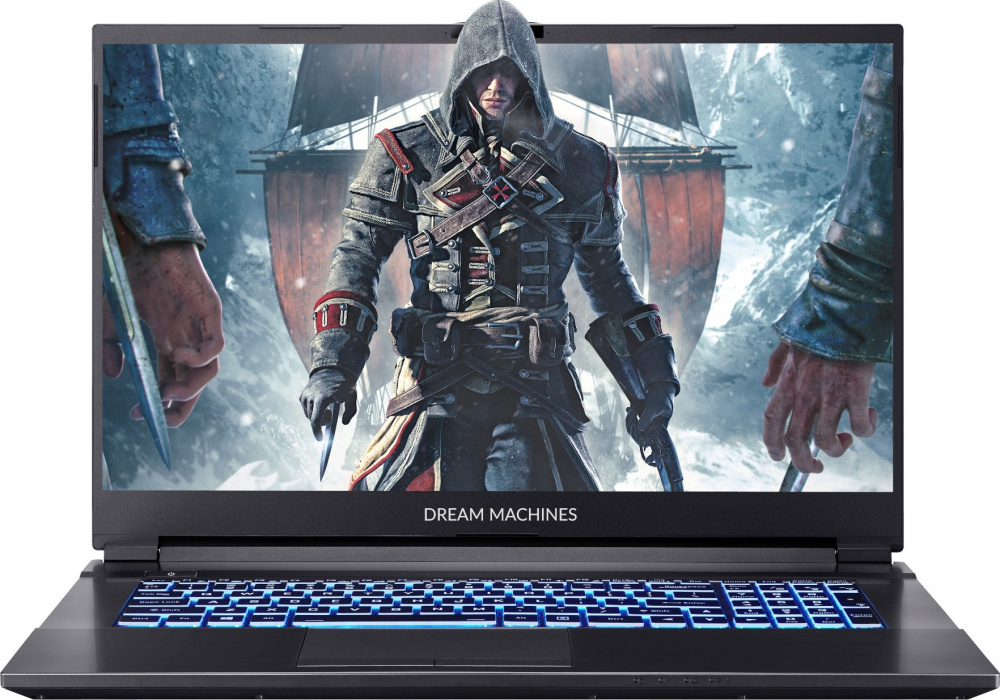 Dream Machines G1650Ti-17 (G1650TI-17UA59) FullHD Black | ARAGO