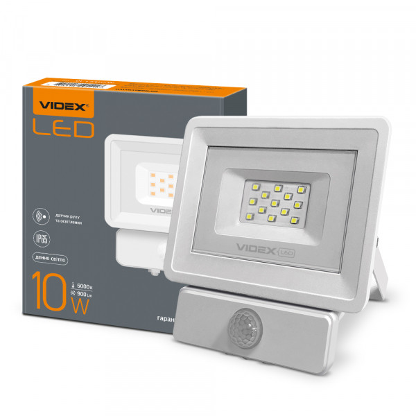 картинка LED прожектор VIDEX Fe 10W 5000K Сенсорний от магазина Компания+