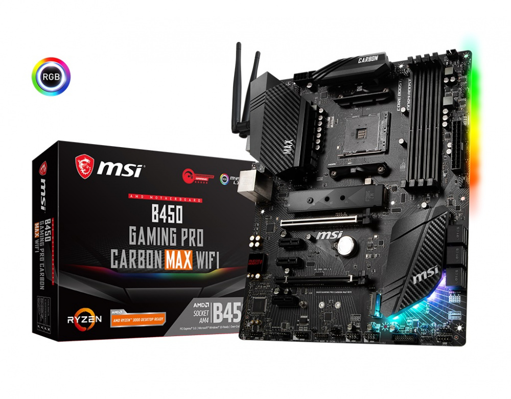 MSI B450 Gaming Pro Carbon Max Wi-Fi Socket AM4 | ARAGO