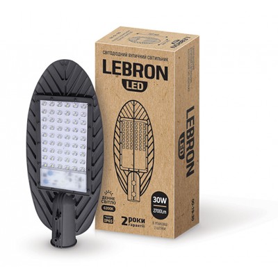 картинка Консольный светодиодный светильник LED LEBRON 30W, 2700Lm, 6200К от магазина Компания+
