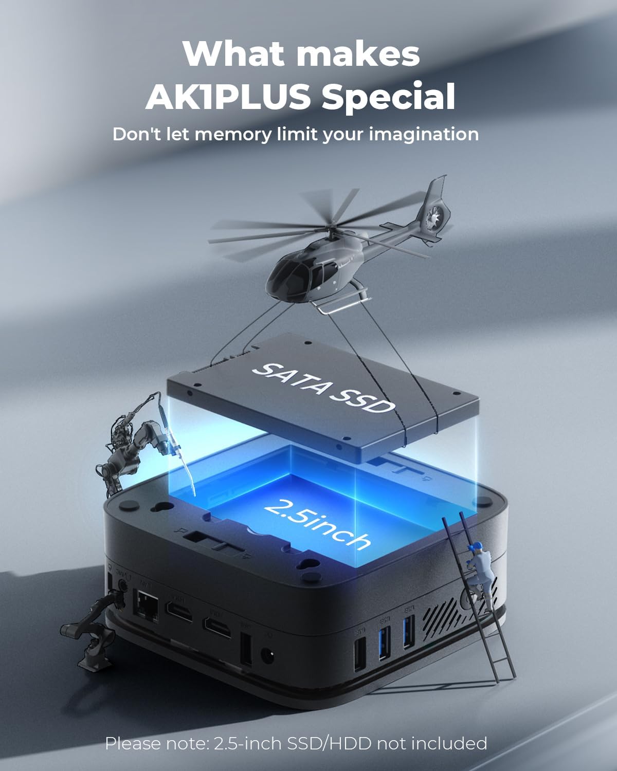 Неттоп NiPoGi AK1 Plus (634562469700) | ARAGO