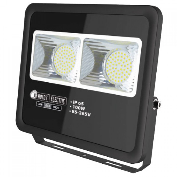 картинка LED прожектор HOROZ LION, 100W, 8500Lm, 6400K от магазина Компания+