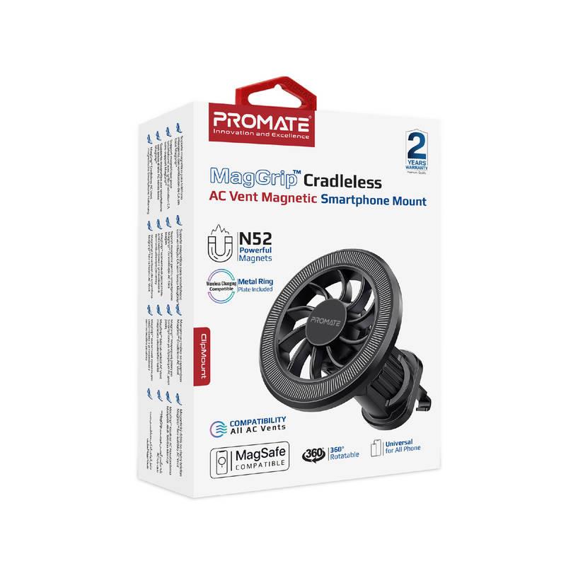 Тримач автомобільний Promate Clipmount Black | ARAGO