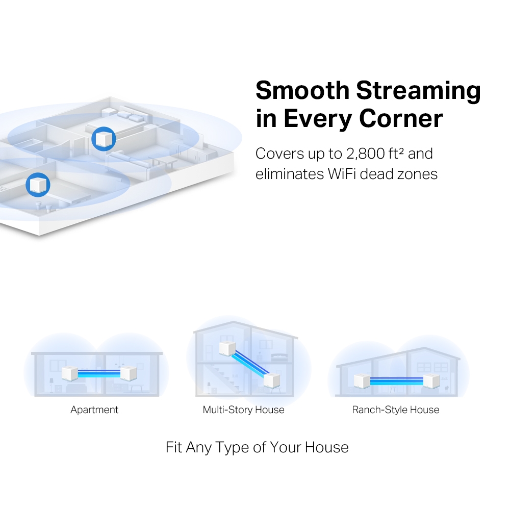 WiFi Mesh система Mercusys Halo H30 (2-pack) | ARAGO