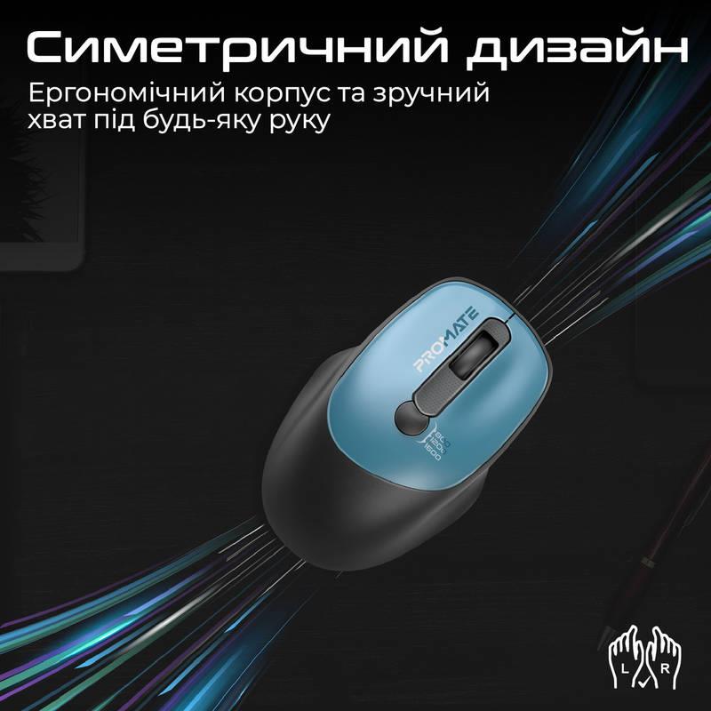 Миша бездротова Promate UniGlide Blue | ARAGO