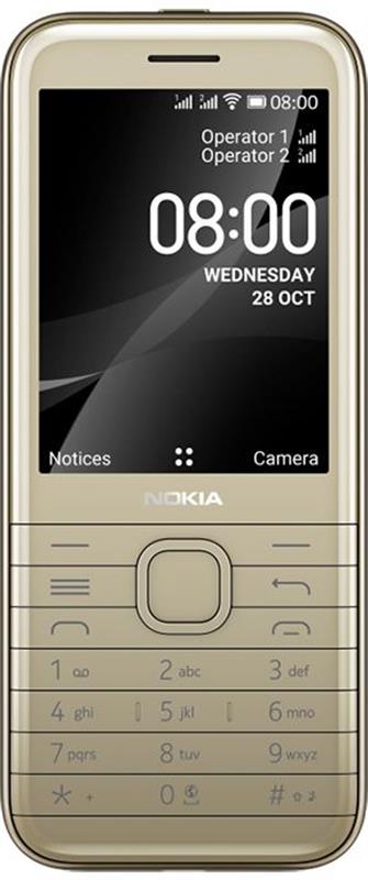 Мобильный телефон Nokia 8000 4G Dual Sim Gold | ARAGO