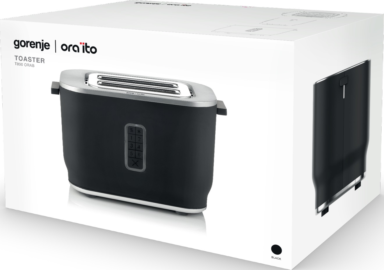 картинка Тостер Gorenje T800ORAB от магазина Компания+