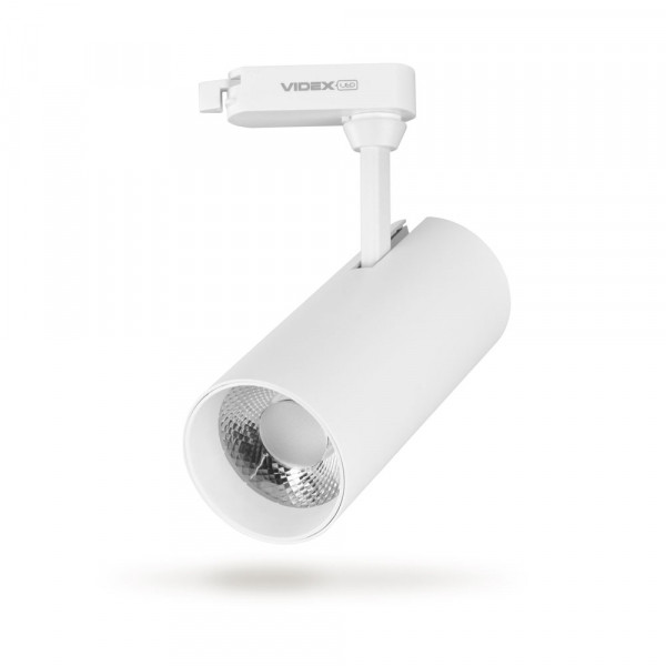 картинка LED  світильник трековий VIDEX 20W 4100K білий от магазина Компания+