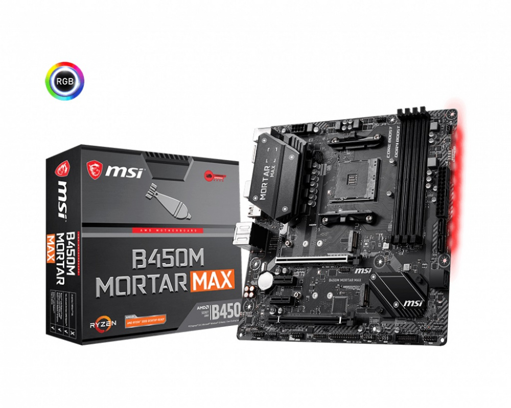 MSI B450M Mortar Max Socket AM4 | ARAGO