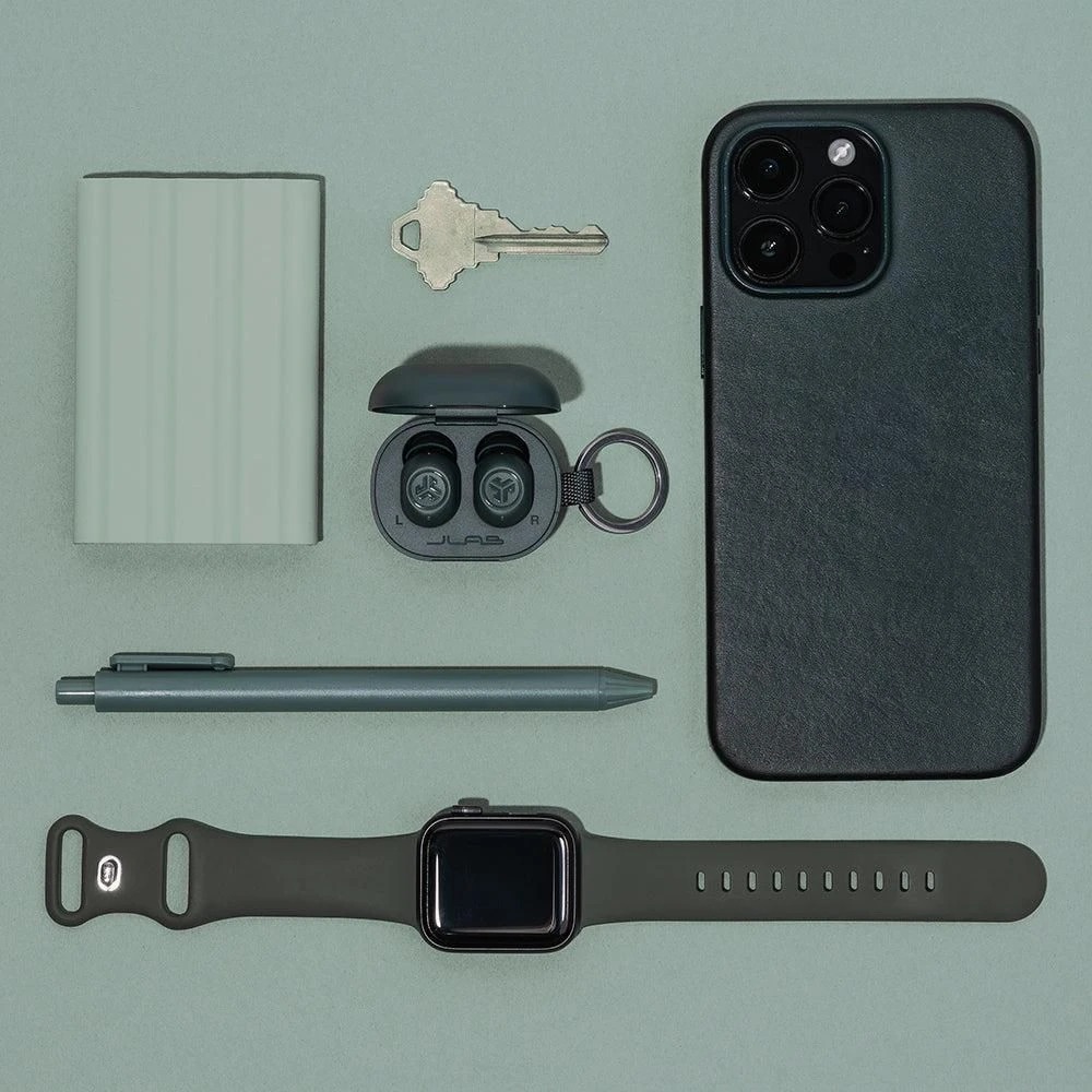 Bluetooth-гарнітура JLab JBuds Mini Sage Gray (IEUEBJBMINIRSGE124) | ARAGO