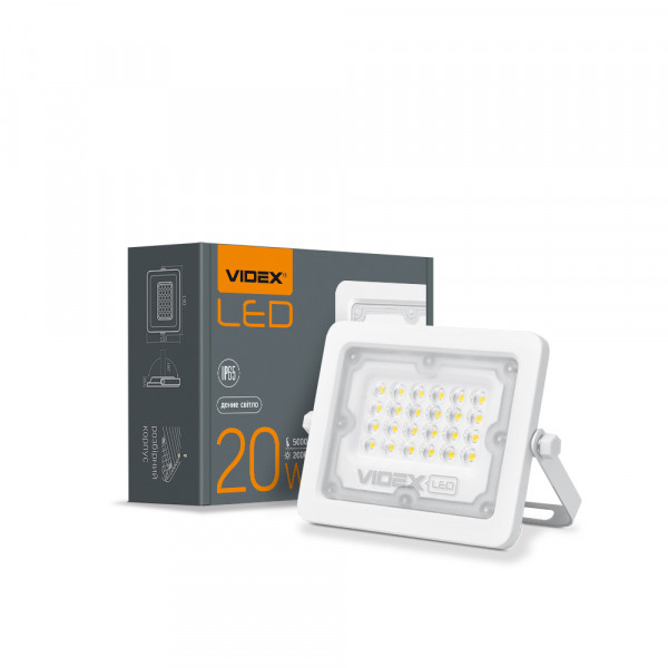 картинка LED прожектор VIDEX F2e 20W 5000K от магазина Компания+