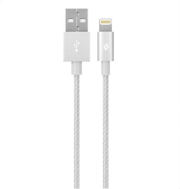 Кабель Ttec USB - Lightning (M/M), AlumiCable, 1.2 м, Silver (2DKM02G) | ARAGO