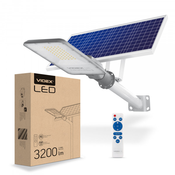 картинка LED вуличний ліхтар автономний VIDEX  40W 5000K от магазина Компания+