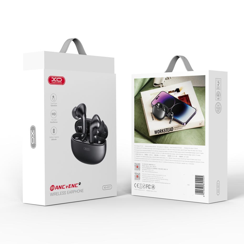 Bluetooth-гарнітура XO G17 TWS Black (XO-G17BK) | ARAGO