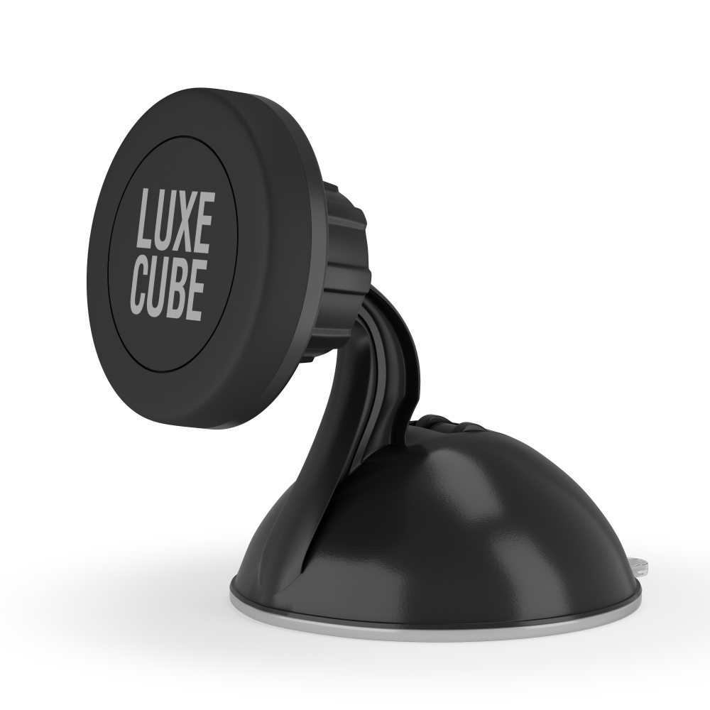 Тримач магнітний універсальний Luxe Cube чорний (4826668690010) | ARAGO