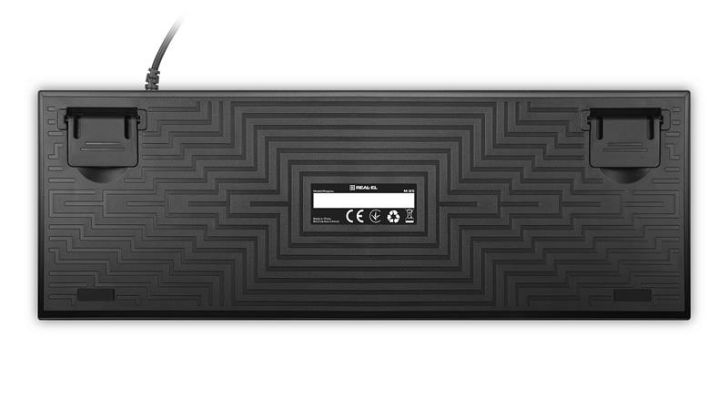 Клавіатура REAL-EL M 05 Grey USB | ARAGO
