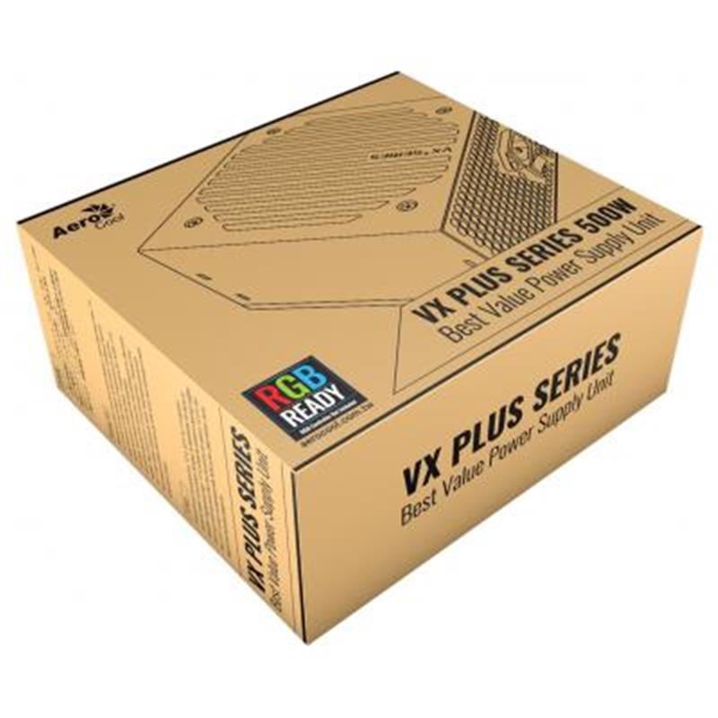 Блок питания Aerocool VX Plus 500 RGB 500W | ARAGO
