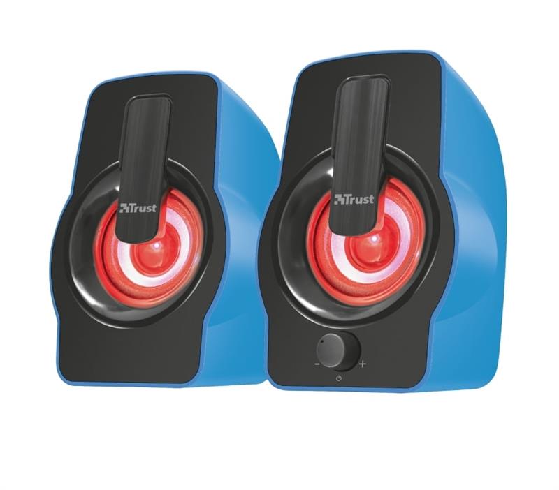 Акустическая система Trust 2.0 Gemi RGB Blue (22978) | ARAGO