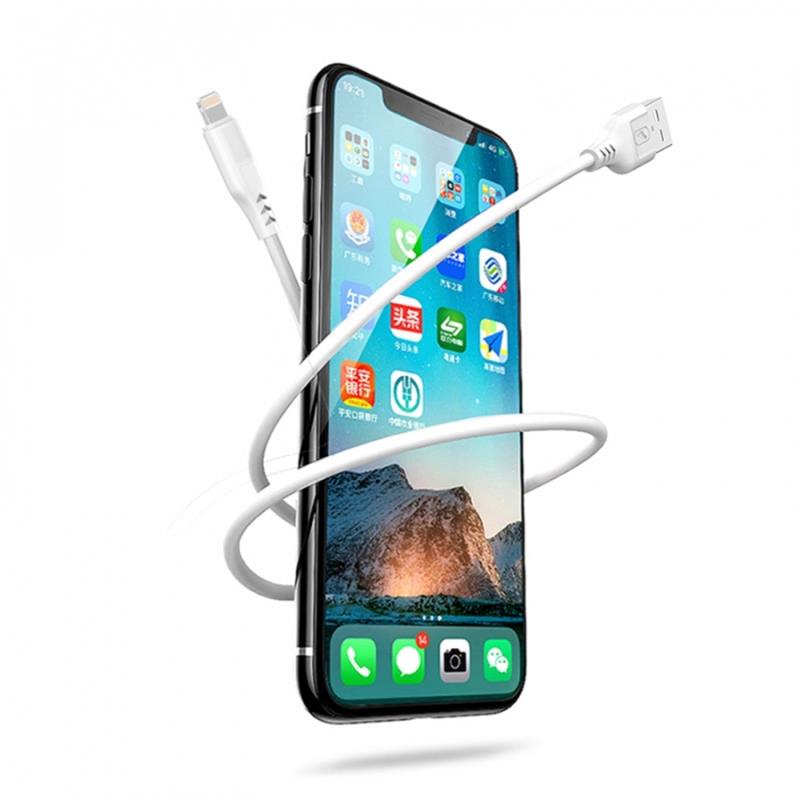 Кабель SkyDolphin S61LB USB - Lightning (M/M), 2 м, White (USB-000574) | ARAGO