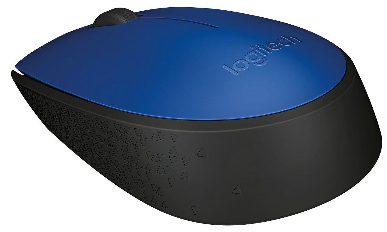 Миша бездротова Logitech M171 Blue/Black (910-004640) | ARAGO