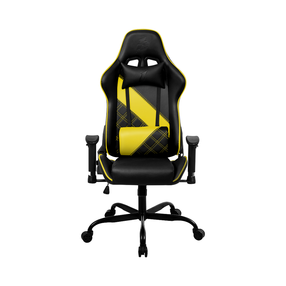 Крісло для геймерів 1stPlayer S02 Black-Yellow | ARAGO