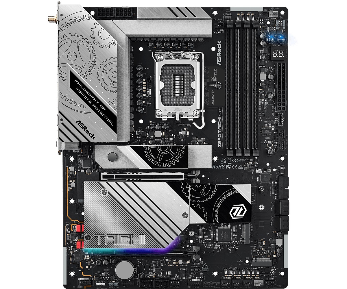 Материнська плата ASRock Z890 Taichi Lite Socket 1851 | ARAGO