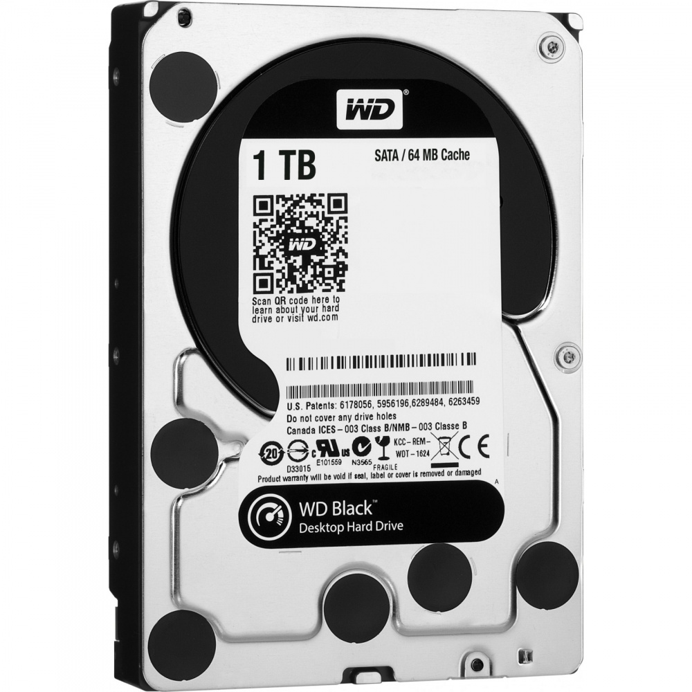 HDD SATA 1.0TB WD Black 7200rpm 64MB (WD1003FZEX) | ARAGO