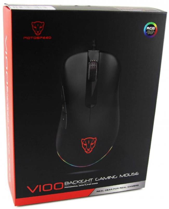 Миша Motospeed V100 Black (mtv100) | ARAGO