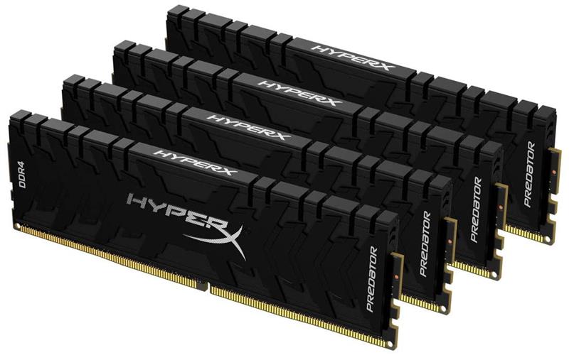 DDR4 4x32GB/3200 Kingston HyperX Predator Black (HX432C16PB3K4/128) | ARAGO