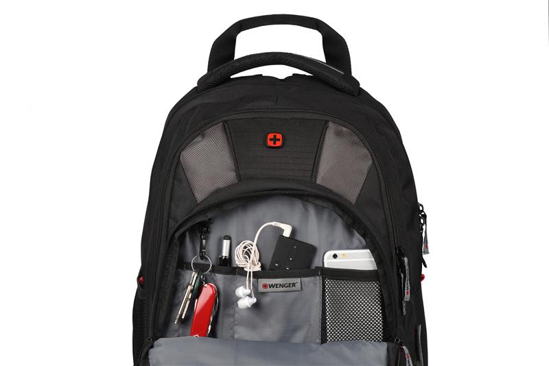 Рюкзак для ноутбука Wenger Upload Black/Grey (604431) | ARAGO