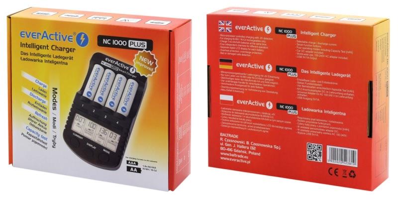 Заряднoe устройство everActive NC-1000 Plus | ARAGO
