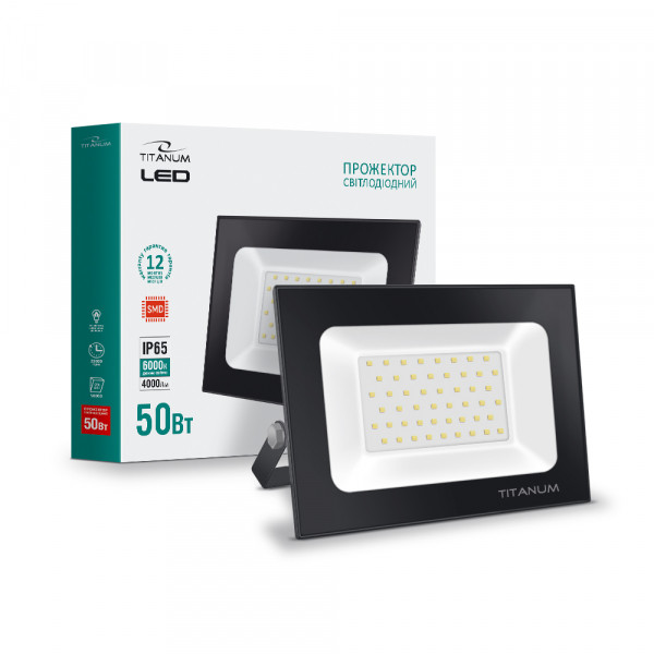 картинка LED прожектор TITANUM TLF506 50W 6000K от магазина Компания+