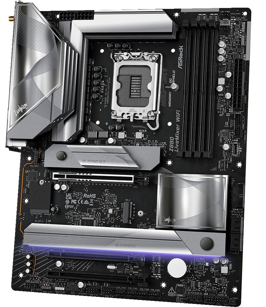 Материнська плата ASRock Z890 LiveMixer WiFi Socket 1851 | ARAGO