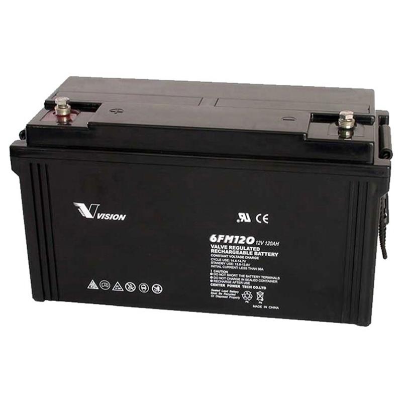 Аккумуляторная батарея Vision 12V 120AH (6FM120E-X) AGM | ARAGO